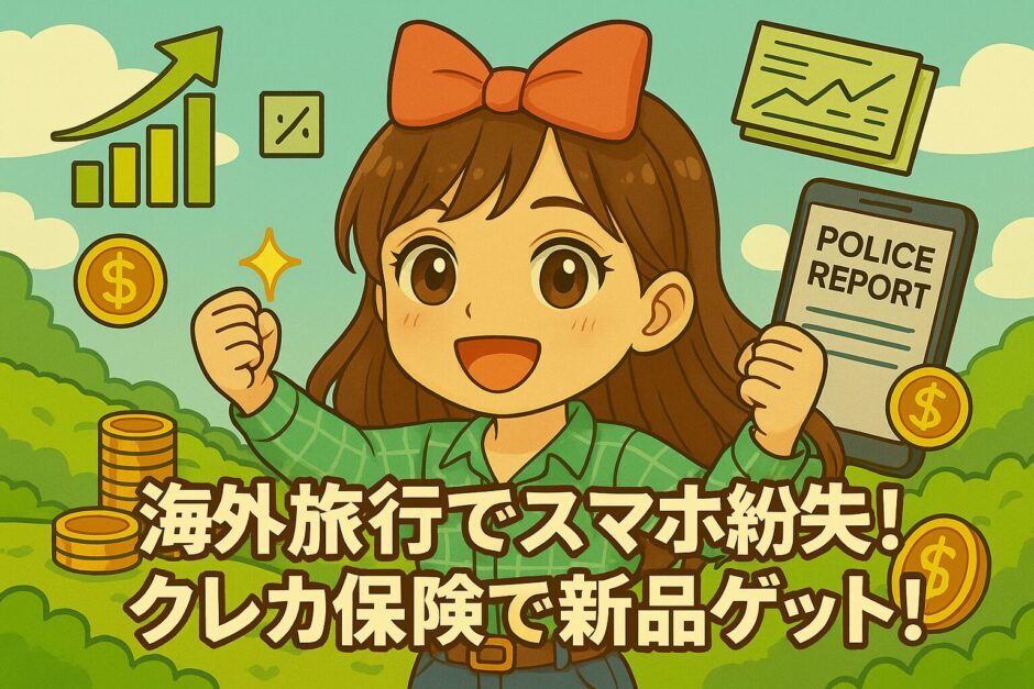 海外旅行でスマホ紛失！クレカ保険で新品ゲット！
