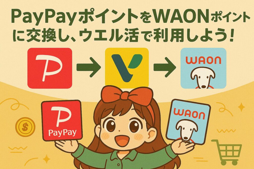 PayPayポイントをWAONポイントに交換可能