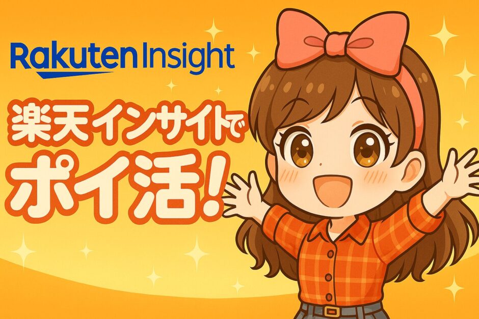 楽天インサイトで実施するポイ活に関する記事