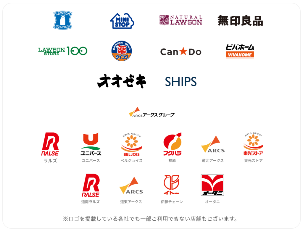 COIN+が利用できるお店